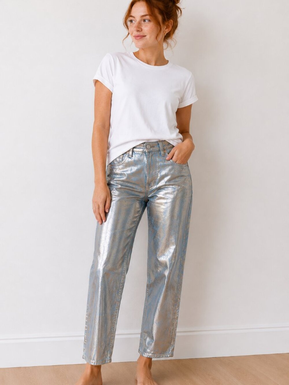 501® '90s Ankle Women's Jeans - Optical Illusion Shine